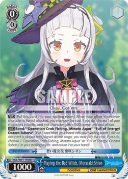 Playing the Bad Witch, Murasaki Shion (V.1 - Trial Deck) - Hololive production