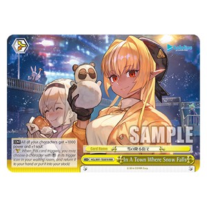 In A Town Where Snow Falls (V.2 - Triple Rare) - Hololive production