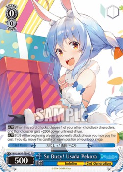 So Busy! Usada Pekora (V.1 - Trial Deck) - Hololive production