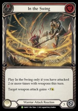 In the Swing (Red) (Rainbow Foil) - FAB Promos