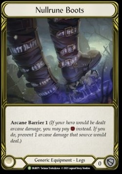 Nullrune Boots (Cold Foil Golden) - FAB Promos