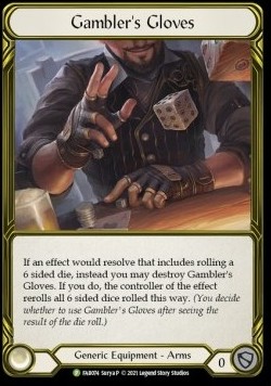 Gambler's Gloves (Cold Foil Golden) - FAB Promos