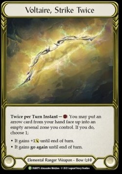 Voltaire, Strike Twice (Cold Foil Golden) - FAB Promos