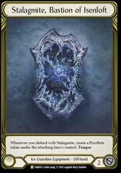 Stalagmite, Bastion of Isenloft (Cold Foil Golden) - FAB Promos