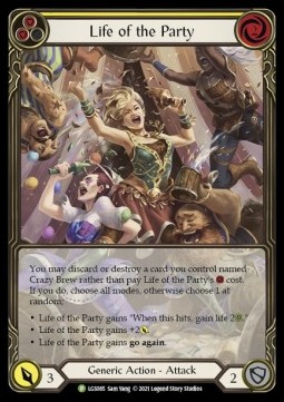 Life of the Party (Yellow) (Extended Art Rainbow Foil) - LGS Promos