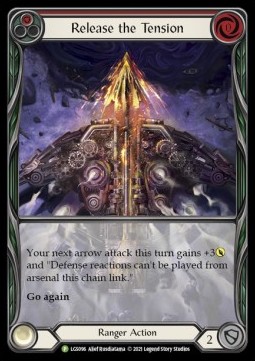 Release the Tension (Red) (Extended Art Rainbow Foil) - LGS Promos