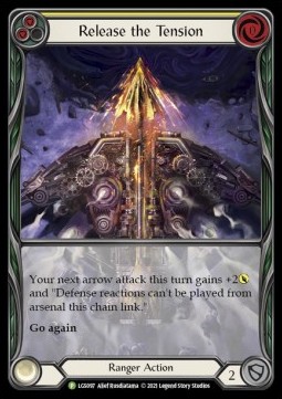 Release the Tension (Yellow) (Extended Art Rainbow Foil) - LGS Promos