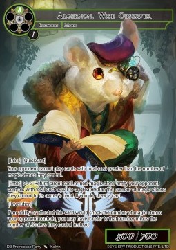 Algernon, Wise Observer - Prerelease Promos
