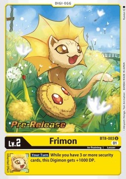 Frimon (BT8-003) - Promos: New Awakening