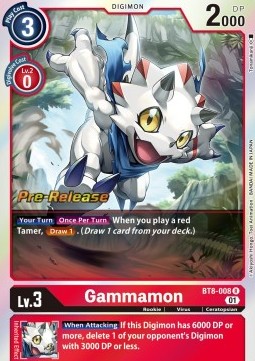 Gammamon (BT8-008) - Promos: New Awakening