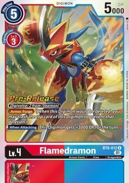 Flamedramon (BT8-012) - Promos: New Awakening