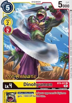 Dinohyumon (BT8-037) - Promos: New Awakening