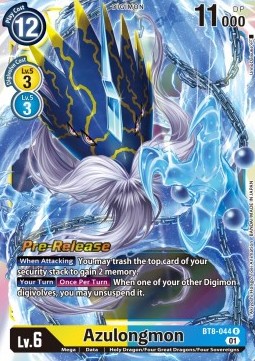 Azulongmon (BT8-044) - Promos: New Awakening