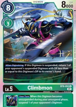 Climbmon (BT8-055) - Promos: New Awakening