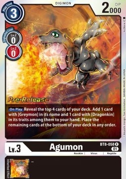 Agumon (BT8-058) - Promos: New Awakening