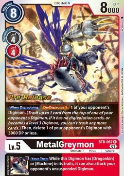 MetalGreymon (BT8-067) - Promos: New Awakening