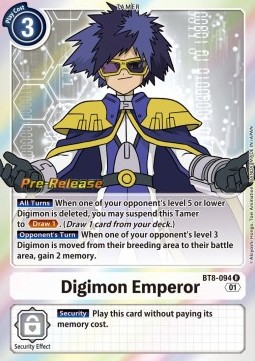 Digimon Emperor (BT8-094) - Promos: New Awakening