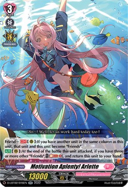 Motivation Aplenty! Arlette [D Format] (V.1 - Double Rare) - Lyrical Monasterio: It’s a New School Term!