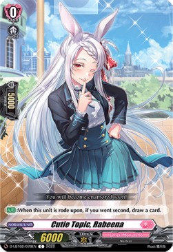 Cutie Topic, Rabeena [D Format] (V.1 - Common) - Lyrical Monasterio: It’s a New School Term!