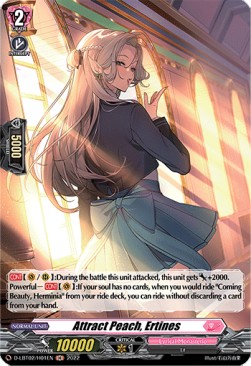 Attract Peach, Ertines [D Format] (V.2 - Holo) - Lyrical Monasterio: It’s a New School Term!