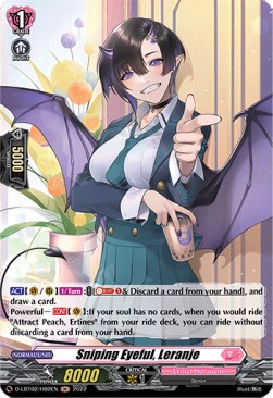 Sniping Eyeful, Leranje [D Format] (V.2 - Holo) - Lyrical Monasterio: It’s a New School Term!