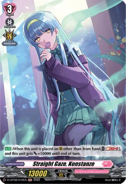 Straight Gaze, Konstanze [D Format] (V.2 - Holo) - Lyrical Monasterio: It’s a New School Term!