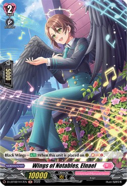 Wings of Notables, Elnael [D Format] (V.2 - Holo) - Lyrical Monasterio: It’s a New School Term!