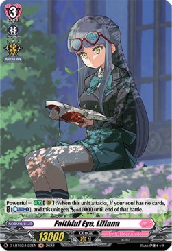 Faithful Eye, Liliana [D Format] (V.2 - Holo) - Lyrical Monasterio: It’s a New School Term!