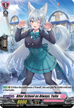 After School as Always, Yulia [D Format] (V.2 - Holo) - Lyrical Monasterio: It’s a New School Term!