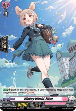Wakey World, Elisa [D Format] (V.2 - Holo) - Lyrical Monasterio: It’s a New School Term!