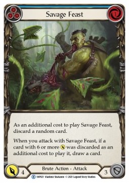 Savage Feast (Blue) (Regular) - History Pack 1