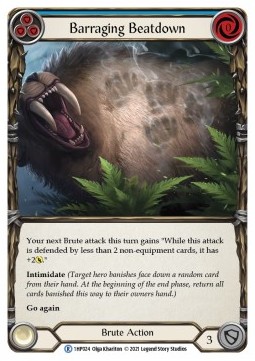 Barraging Beatdown (Blue) (Regular) - History Pack 1