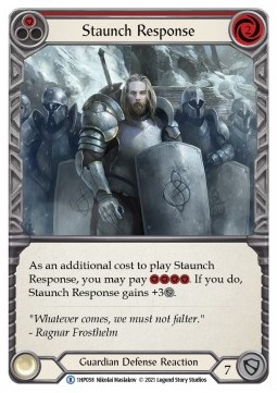 Staunch Response (Red) (Regular) - History Pack 1