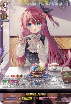 MiMish, Fortia [D Format] (V.2 - Secret Rare) - Lyrical Monasterio: It’s a New School Term!