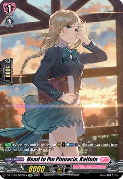 Head to the Pinnacle, Katlein [D Format] (V.2 - Special Parallel) - Lyrical Monasterio: It’s a New School Term!