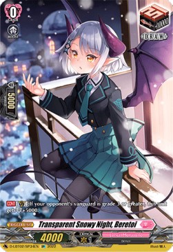 Transparent Snowy Night, Beretoi [D Format] (V.3 - Special Parallel) - Lyrical Monasterio: It’s a New School Term!