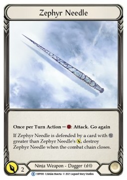 Zephyr Needle (Regular) - History Pack 1