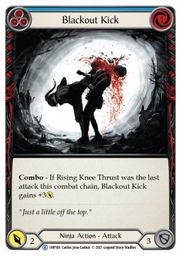 Blackout Kick (Blue) (Regular) - History Pack 1