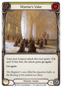 Warrior's Valor (Yellow) (Regular) - History Pack 1