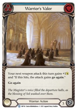 Warrior's Valor (Blue) (Regular) - History Pack 1