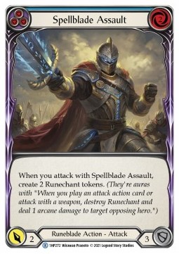 Spellblade Assault (Blue) (Regular) - History Pack 1