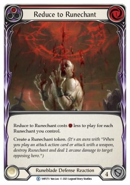 Reduce to Runechant (Red) (Regular) - History Pack 1