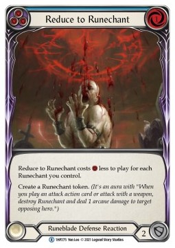 Reduce to Runechant (Blue) (Regular) - History Pack 1