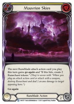 Mauvrion Skies (Yellow) (Regular) - History Pack 1