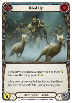 Riled Up (Blue) (Regular) - History Pack 1