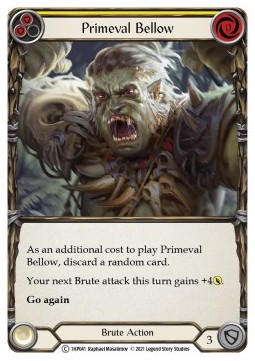 Primeval Bellow (Yellow) (Regular) - History Pack 1