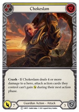 Chokeslam (Yellow) (Regular) - History Pack 1