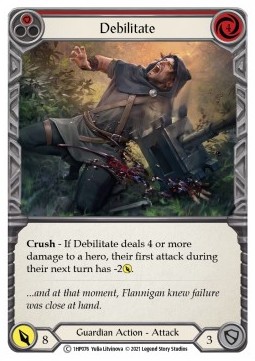 Debilitate (Red) (Regular) - History Pack 1