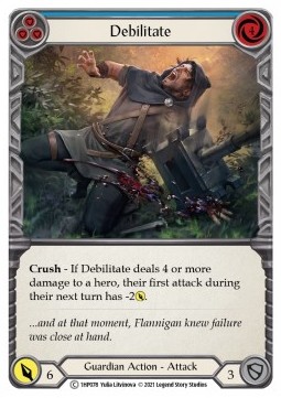 Debilitate (Blue) (Regular) - History Pack 1
