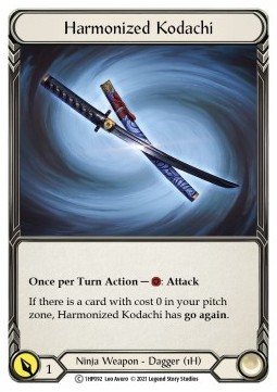 Harmonized Kodachi (Regular) - History Pack 1
